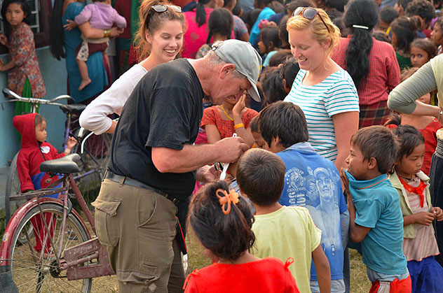 Volunteers in Nepal